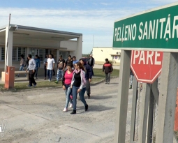 Visita al predio de tratamiento de residuos de Santa Fe