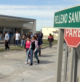 Visita al predio de tratamiento de residuos de Santa Fe