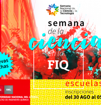 NUEVAS FECHAS! Semana de la Ciencia FIQ