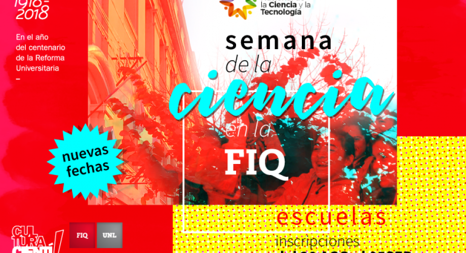 NUEVAS FECHAS! Semana de la Ciencia FIQ NUEVAS FECHAS! Semana de la Ciencia FIQ