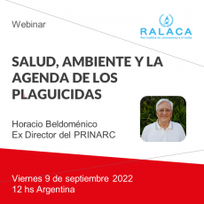 Webinar: Salud, ambiente y la agenda de los plaguicidas